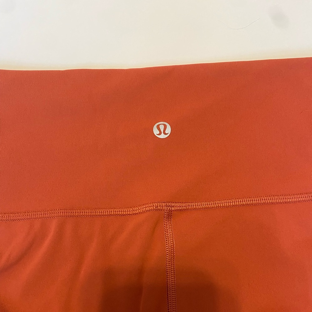 Lululemon Red-Orange Leggings